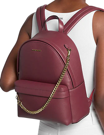 Michael Michael Kors Slater Medium Backpack Cherry