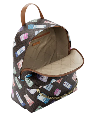 Michael Michael Kors Slater Medium Printed Signature Logo Backpack
