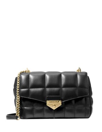 Michael Michael Kors Soho Large Quilted Shoulder Bag Black