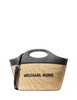 Michael Michael Kors Tatum Medium Woven Convertible Crossbody Bag Black