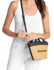 Michael Michael Kors Tatum Medium Woven Convertible Crossbody Bag Black