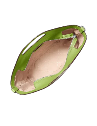 Michael Michael Kors Tatum Medium Woven Convertible Crossbody Bag Lime