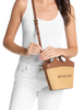 Michael Michael Kors Tatum Medium Woven Convertible Crossbody Bag Luggage