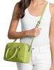 Michael Michael Kors Thompson Medium Pebbled Leather Satchel Lime