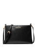 Michael Michael Kors Trisha Medium Pebbled Leather Crossbody Bag Black