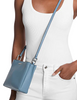 Michael Michael Kors Trisha Medium Pebbled Leather Crossbody Bag Cornflower