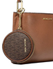 Michael Michael Kors Trisha Pebbled Leather Crossbody Bag With Pouch Brown