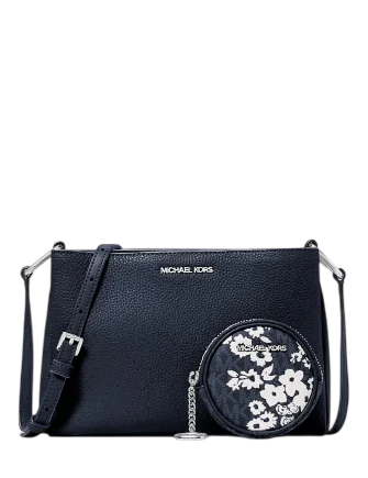 Michael Michael Kors Trisha Pebbled Leather Crossbody Bag With Pouch
