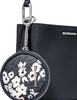 Michael Michael Kors Trisha Pebbled Leather Crossbody Bag With Pouch Navy