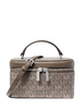 Michael Michael Kors Vivi Small Signature Logo Vanity Crossbody Bag Mushroom