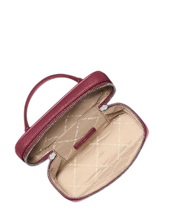 Michael Michael Kors Vivi Small Vanity Crossbody Bag Maroon