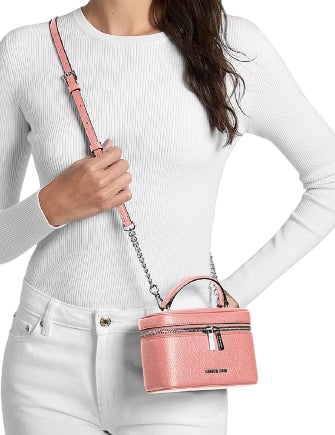 Michael Michael Kors Vivi Small Vanity Crossbody Bag Sunset Rose