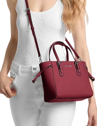 Michael Michael Kors Voyager Extra Small Convertible Crossbody Bag Maroon