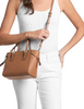 Michael Michael Kors Voyager Extra Small Saffiano Leather Convertible Crossbody Bag Luggage