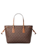 Michael Michael Kors Voyager Extra Small Signature Logo Tote Bag Brown
