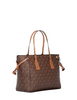 Michael Michael Kors Voyager Extra Small Signature Logo Tote Bag Brown