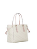 Michael Michael Kors Voyager Extra Small Signature Logo Tote Bag Powder Blush