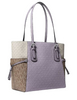 Michael Michael Kors Voyager Large Color-Block Signature Logo Tote Bag Lilac