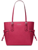 Michael Michael Kors Voyager Large Saffiano Leather Tote Bag Dark Raspberry