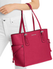 Michael Michael Kors Voyager Large Saffiano Leather Tote Bag Dark Raspberry