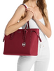 Michael Michael Kors Voyager Large Saffiano Leather Tote Bag Maroon