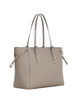 Michael Michael Kors Voyager Large Saffiano Leather Tote Bag Pearl Grey