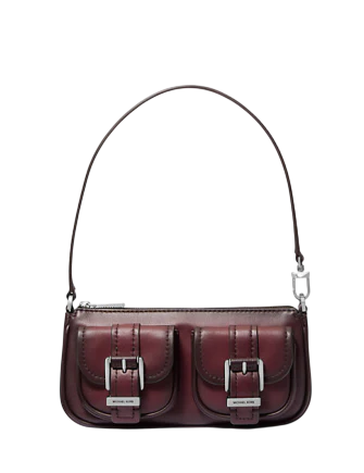 Michael Michael Kors Zoe Small Burnished Leather Pochette