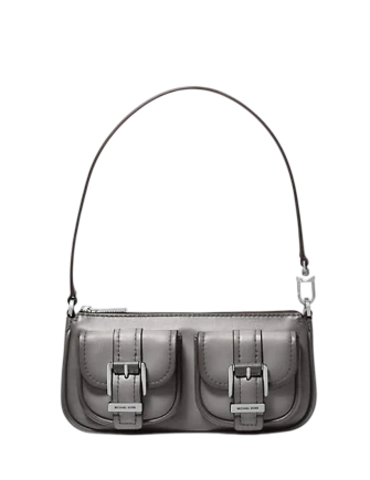 Michael Michael Kors Zoe Small Burnished Leather Pochette