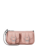 Michael Michael Kors Zoe Small Pebbled Leather Pochette Smokey Rose