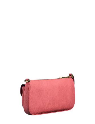 Michael Michael Kors Zoe Small Suede Convertible Pochette Light Berry