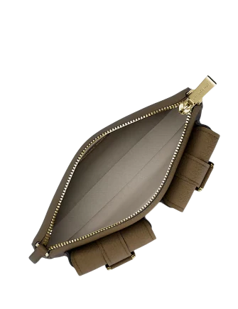 Michael Michael Kors Zoe Small Suede Convertible Pochette Loden