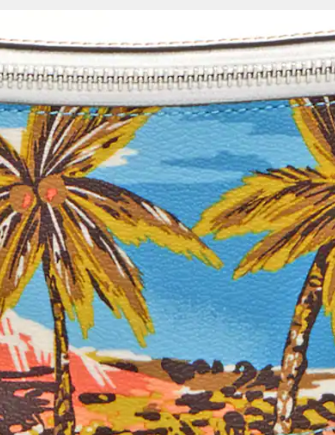 Coach Warren Mini Belt Bag With Hawaiin Print