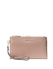 Michael Michael Kors Adele Double Zip Pebble Leather Phone Wristlet