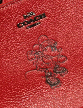 Coach Boxed Minnie Mouse Small Wristlet