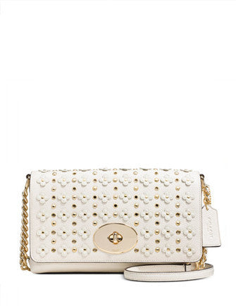 Coach Crosstown Crossbody in Floral Rivets Leather