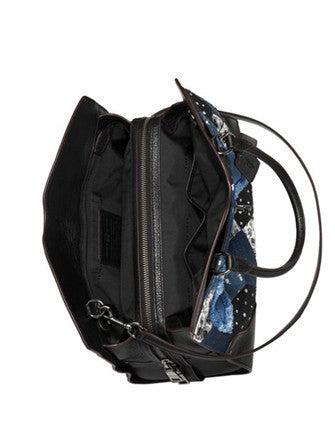Coach Mercer Satchel 30 in Canyon Quilt Denim