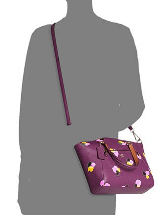 Coach Prairie Satchel in Floral Print Leather