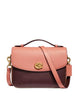 Coach Cassie Crossbody In Mixed Leather With Snake Print