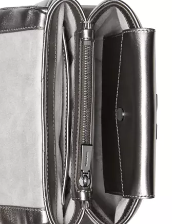 Michael Michael Kors Cece Chevron Quilted Metallic Leather Crossbody