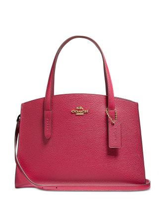 Coach Colorblocked Charlie 28 Carryall in Pebble Leather