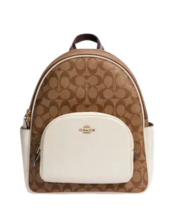 バックパック・リュック [COACH] Court Backpack In Signature Canvas COACH® Outlet | Court Backpack In Signature Canvas