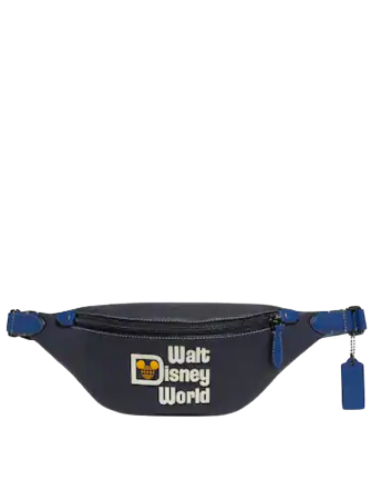 Coach Disney X Coach Charter Belt Bag 7 With Walt Disney World Motif
