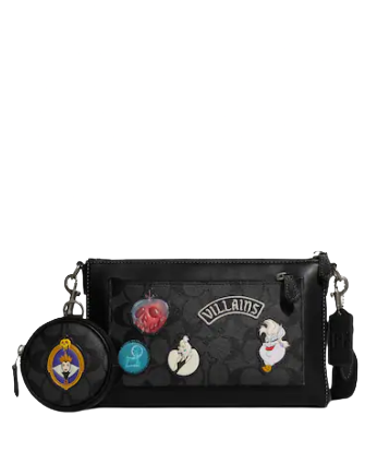 Coach Disney X Coach Holden Crossbody In Signature Canvas With Patches