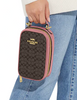 Coach Eva Phone Crossbody In Colorblock Signature Canvas