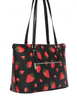Coach Gallery Tote With Wild Strawberry Print