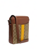 Coach Hudson Crossbody 21 In Signature Canvas With Trompe L'oeil Print