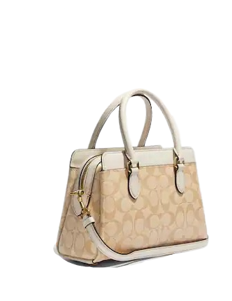 Coach Mini Darcie Carryall In Signature Canvas With Floral