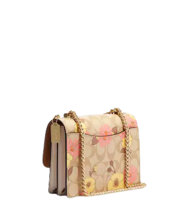 Coach Mini Klare Crossbody In Signature Canvas With Floral Cluster Print