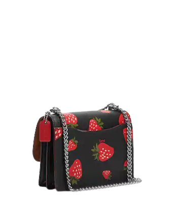 Coach Mini Klare Strawberry Print Crossbody Bag