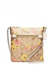 Coach Mini Rowan File Bag In Signature Canvas With Floral Cluster Print